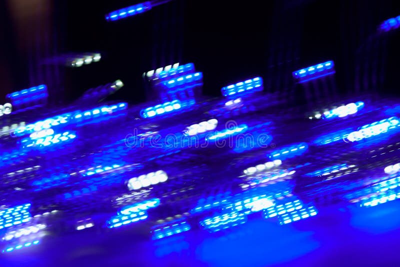 Θολωμένη περίληψη εικόνα Defocused των φω'των νύχτας με το υπόβαθρο θαμπάδων κινήσεων στοκ φωτογραφία με δικαίωμα ελεύθερης χρήσης
